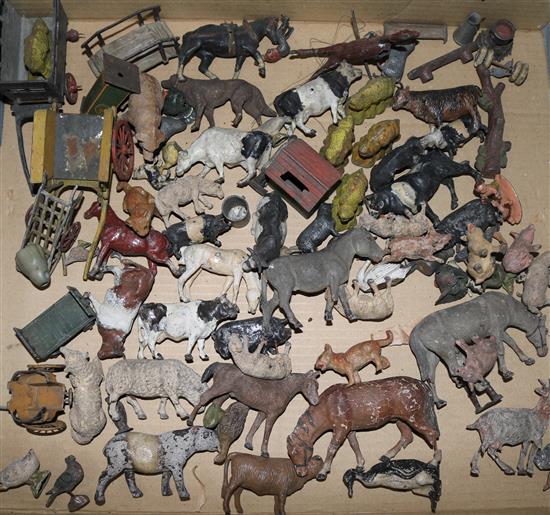 Britains farmyard set and 200 animals